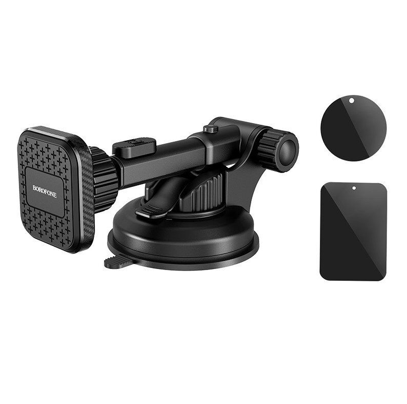 Автомобільний тримач BOROFONE BH21 Vanda клейка присоска - магнит