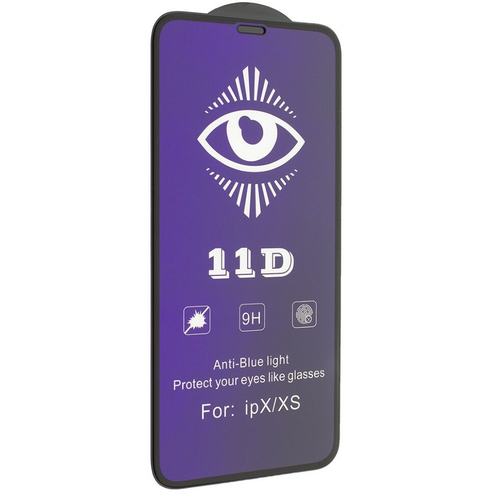Захисне скло 11D BLUE LIGHT APPLE IPHONE X | XS | 11 PRO ЧОРНИЙ Захисне скло 11D BLUE LIGHT APPLE IPHONE X | XS | 11 PRO ЧОРНИЙ