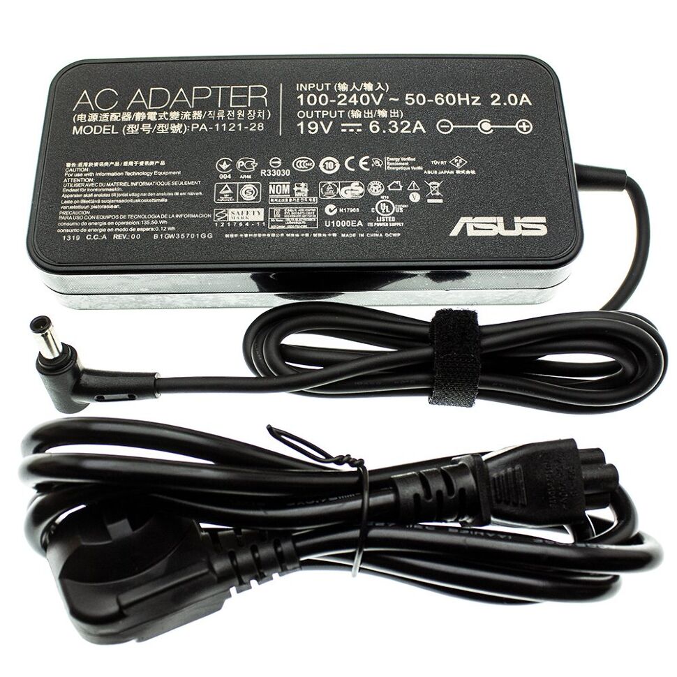 Блок питания для ноутбука ASUS 120W 19V 6.32A (6.0*3.7 мм)