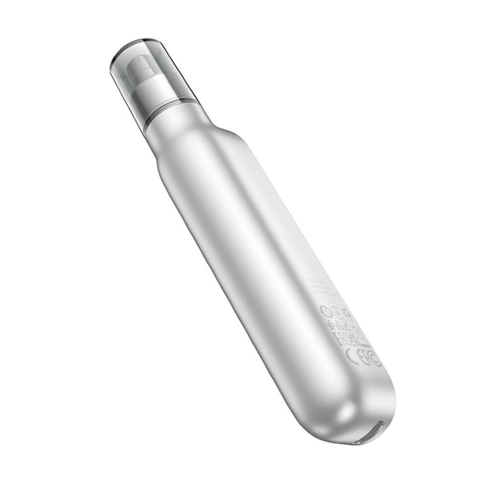 Електричний тример для волосся в носі HOCO HP33 з дисплеєм, СРІБЛЯСТИЙ