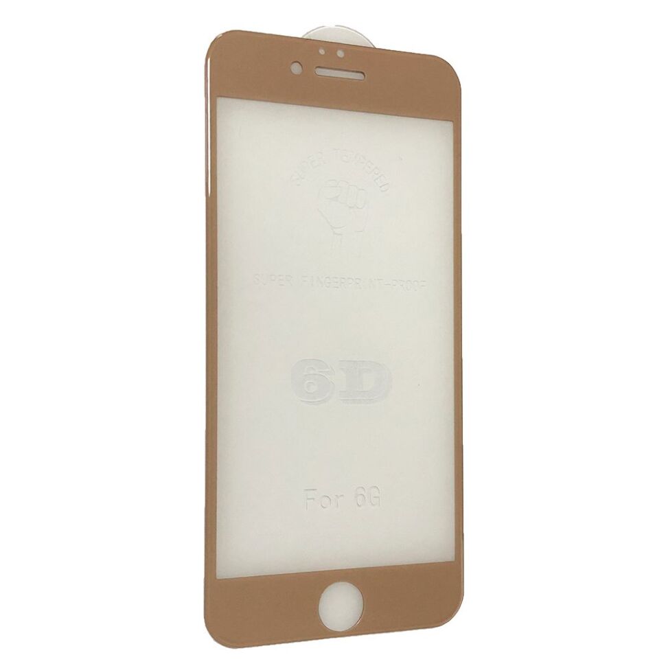 Захисне скло 6D ORIGINAL для APPLE IPHONE 6 | 6S ЗОЛОТИЙ Захисне скло 6D ORIGINAL для APPLE IPHONE 6 | 6S ЗОЛОТИЙ