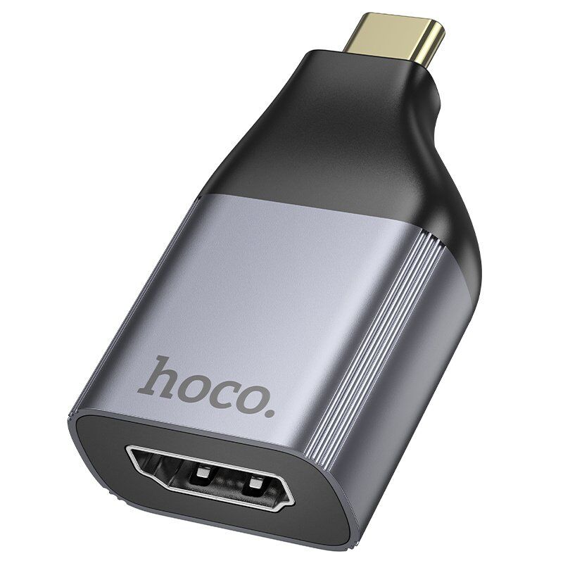 Перехідник HOCO UA33 Type-C - HDMI, сірий Перехідник HOCO UA33 Type-C - HDMI, сірий