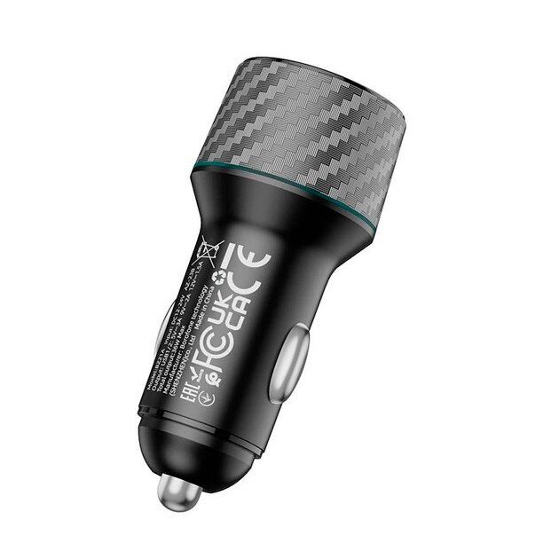 Автомобільний зарядний пристрій BOROFONE BZ21A Brilliant 36W dual port QC3.0 car charger Автомобільний зарядний пристрій BOROFONE BZ21A Brilliant 36W dual port QC3.0 car charger