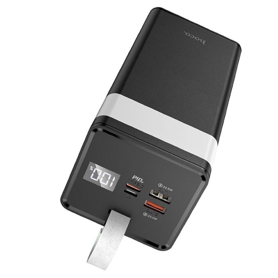 Power Bank HOCO J86A Powermaster 22.5W fully compatible power bank 50000 mAh чорний Power Bank HOCO J86A Powermaster 22.5W fully compatible power bank 50000 mAh чорний