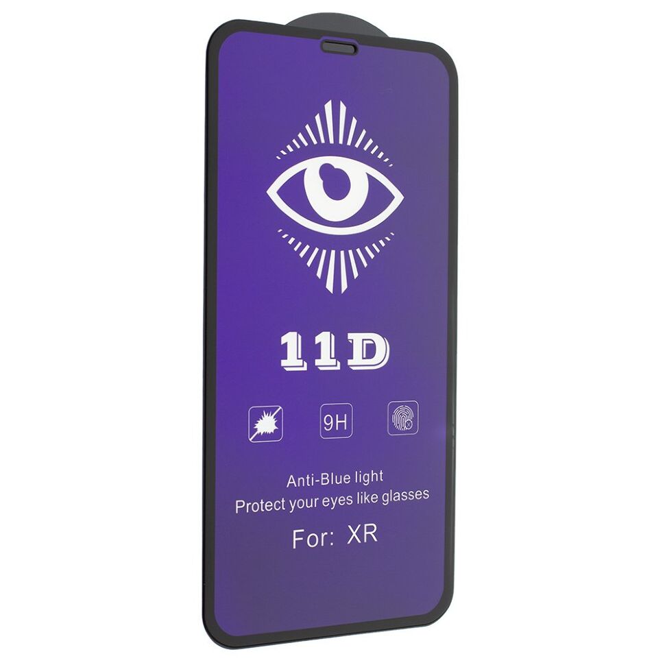 Захисне скло 11D BLUE LIGHT APPLE IPHONE XR | 11 ЧОРНИЙ Захисне скло 11D BLUE LIGHT APPLE IPHONE XR | 11 ЧОРНИЙ