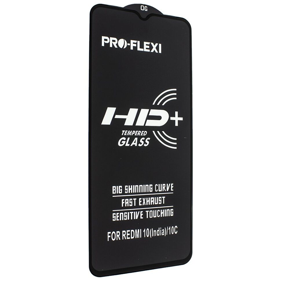 Захисне скло PRO-FLEXI HD+ XIAOMI Redmi 10C | 12C | POCO C40 ЧОРНИЙ Захисне скло PRO-FLEXI HD+ XIAOMI Redmi 10C | 12C | POCO C40 ЧОРНИЙ