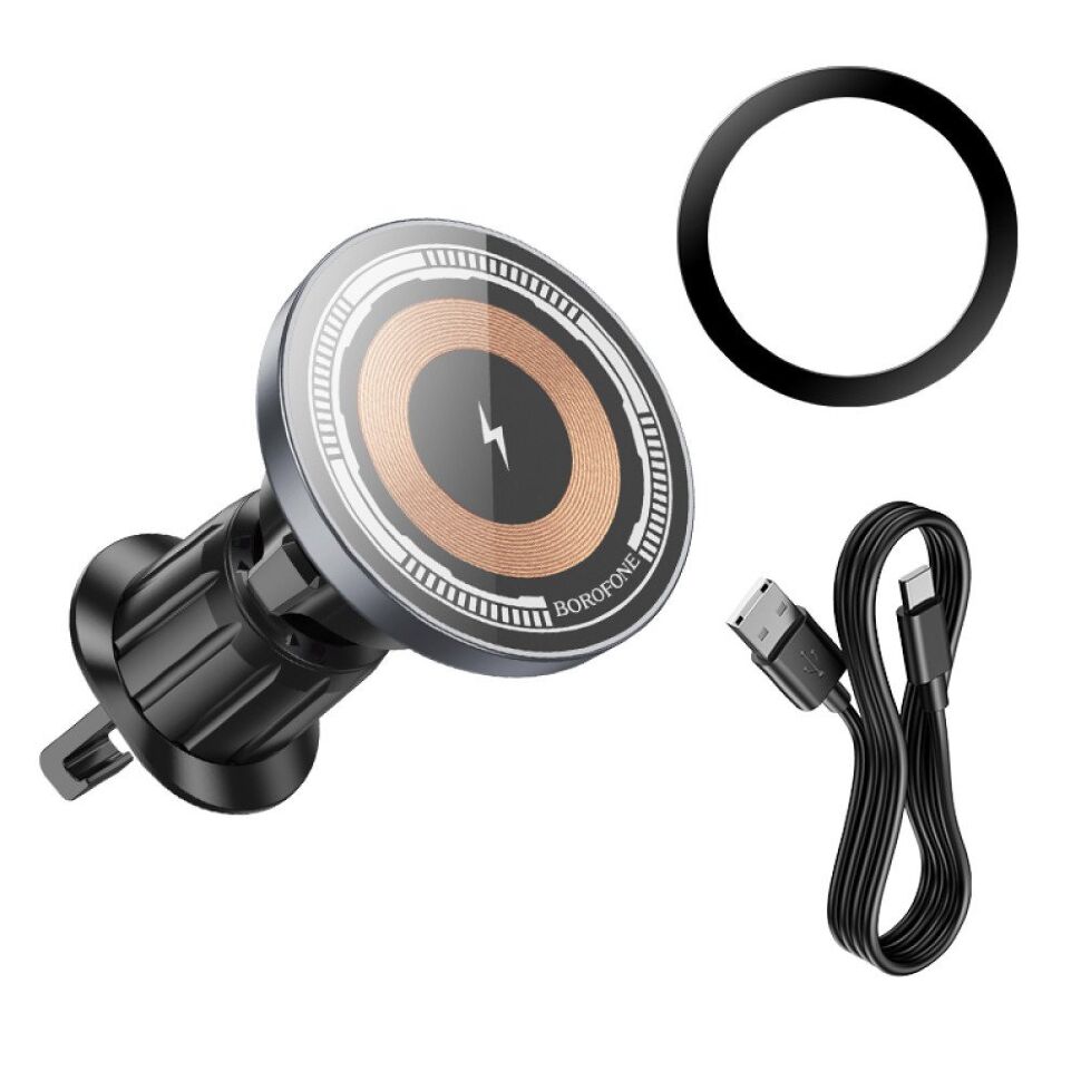 Автомобільний тримач BOROFONE BH211 бездротова швидка зарядка Автомобільний тримач BOROFONE BH211 бездротова швидка зарядка
