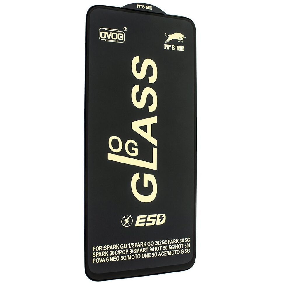 Захисне скло PREMIUM IT'S ME OG GLASS Tecno Spark 30C ЧОРНИЙ Захисне скло PREMIUM IT'S ME OG GLASS Tecno Spark 30C ЧОРНИЙ