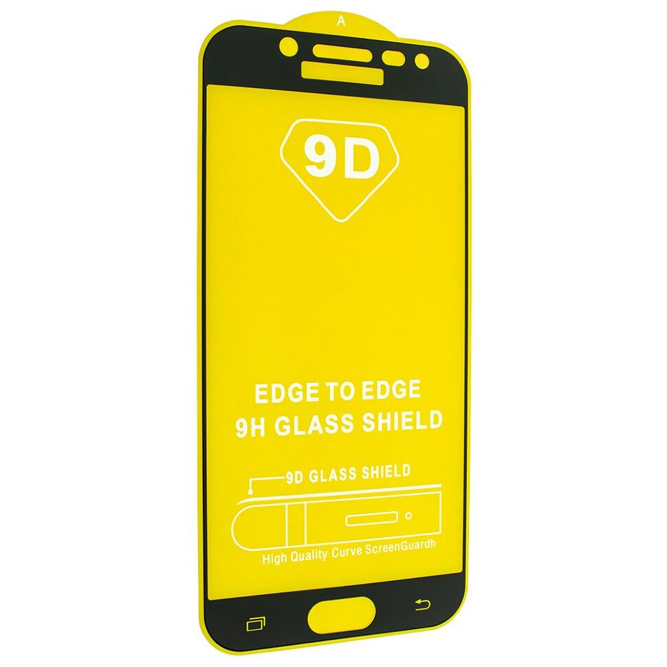 Захисне скло 9D SAMSUNG J530 Galaxy J5 2017 ЧОРНИЙ