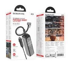 Автомобільний насос-компресор BOROFONE FC1, ЧОРНИЙ Автомобільний насос-компресор BOROFONE FC1, ЧОРНИЙ