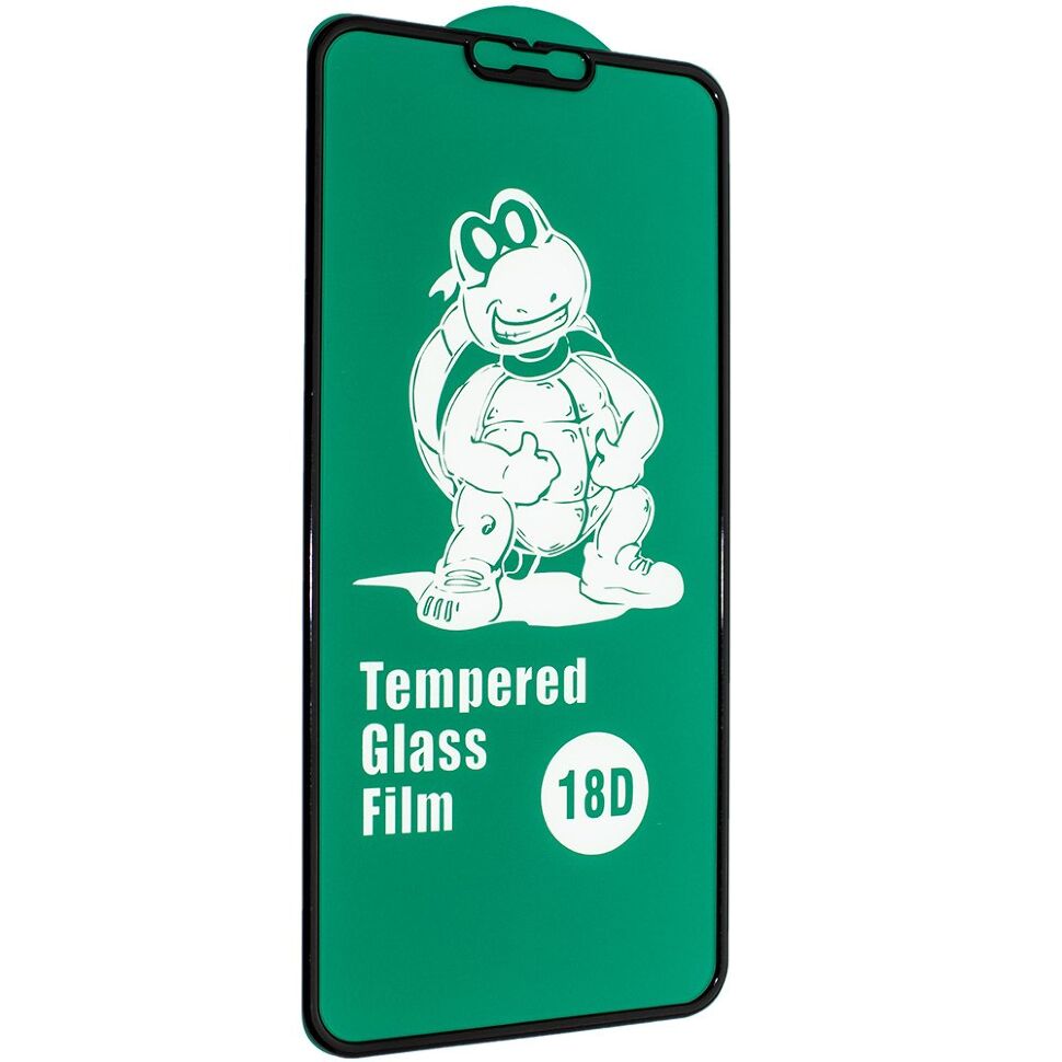 Захисне скло 18D із захисним бортом REALME C1 ЧОРНИЙ Захисне скло 18D із захисним бортом REALME C1 ЧОРНИЙ