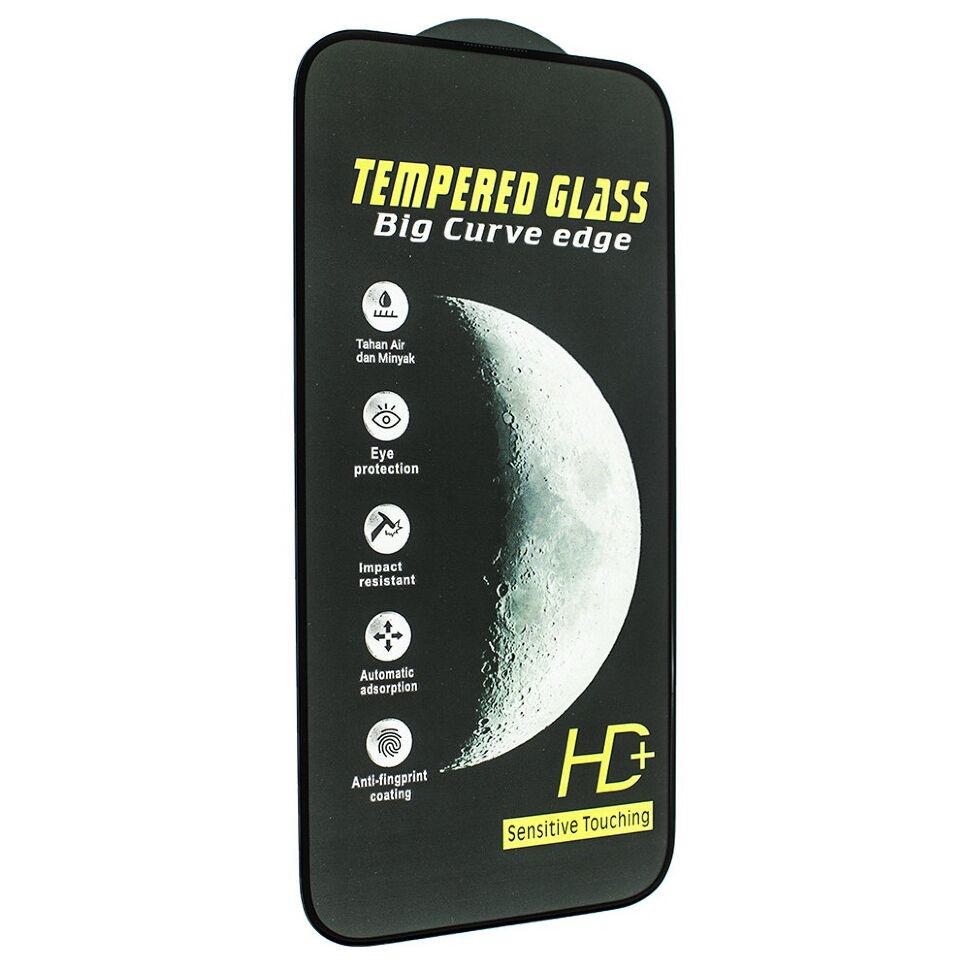 Захисне скло TEMPERED GLASS HD+ APPLE iPhone 14 PRO | 15 | 16 ЧОРНИЙ Захисне скло TEMPERED GLASS HD+ APPLE iPhone 14 PRO | 15 | 16 ЧОРНИЙ
