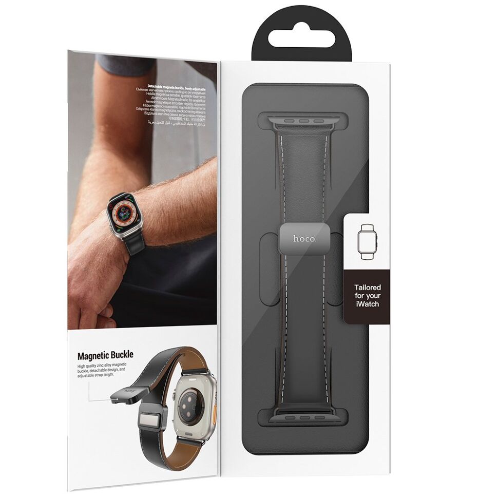 Ремінець HOCO AS103 для APPLE WATCH 38мм | 40мм | 41мм, чорний