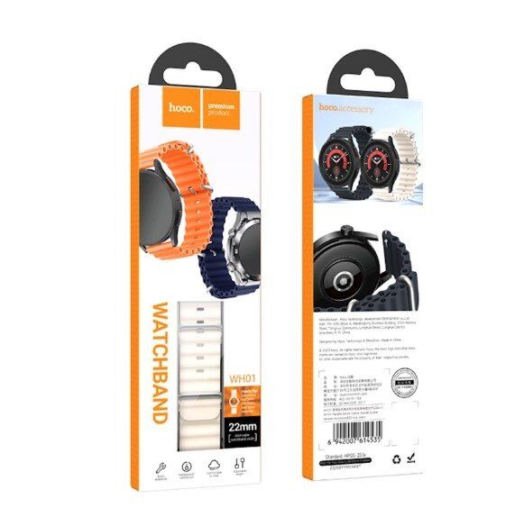 Ремінець HOCO WH01 Ocean Band для смарт-годинників (22 мм) Ремінець HOCO WH01 Ocean Band для смарт-годинників (22 мм)