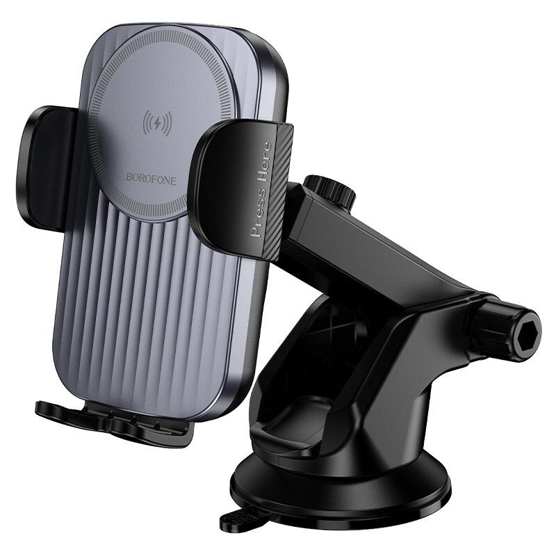 Автомобільний тримач BOROFONE BH222 Leading бездротова швидка зарядка