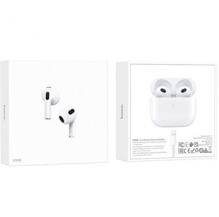 Бездротові навушники HOCO EW26, білий Бездротові навушники HOCO EW26, білий