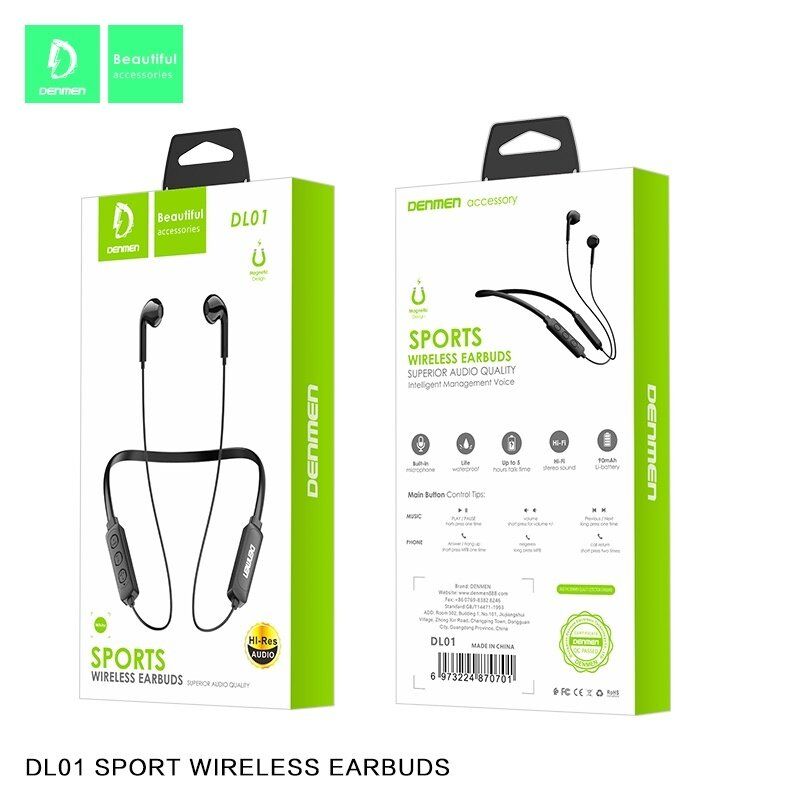 Бездротові навушники DENMEN DL01 Бездротові навушники DENMEN DL01