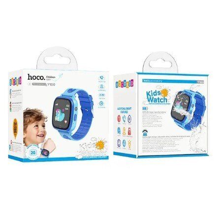 Годинник HOCO Y100 children watch with call function, SIM КАРТКА 2G, БЛАКИТНИЙ