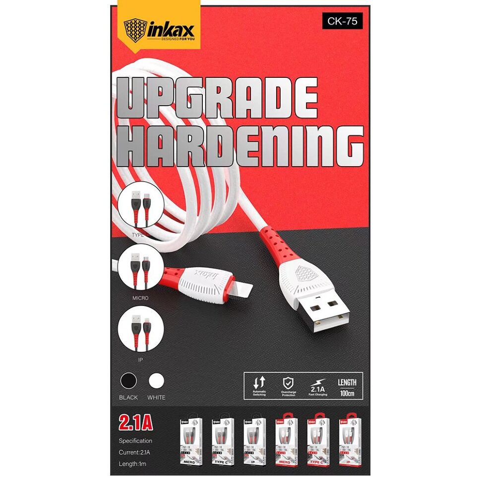 Кабель USB INKAX CK-75 2.1A USB - micro USB 1 метр