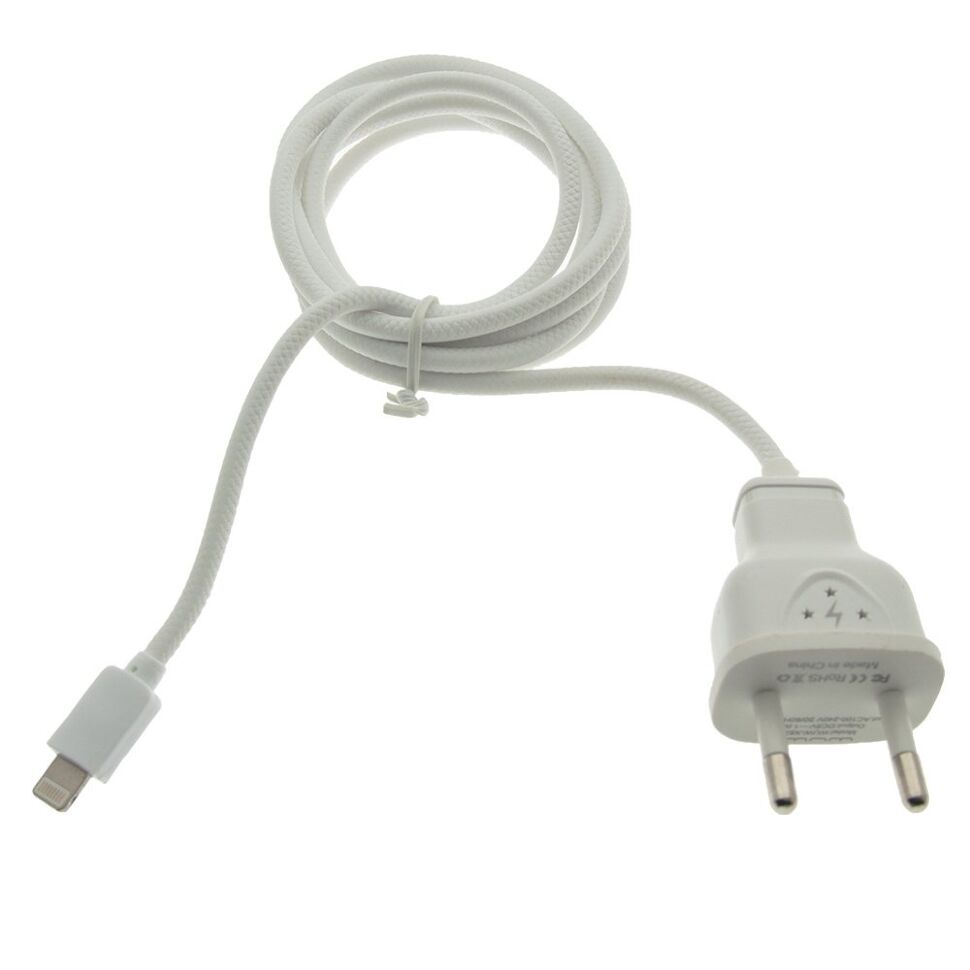 Мережевий зарядний пристрій WUW X82 1000 mA Lightning