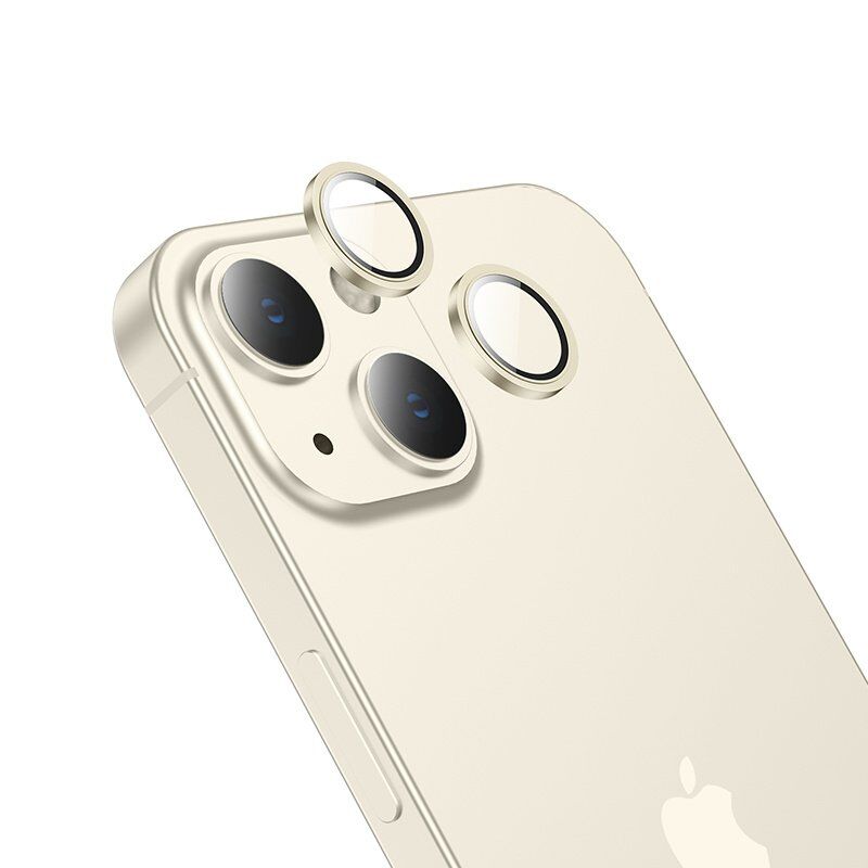 Скло для камери HOCO V13 APPLE iPhone 15 | iPhone 15 PLUS, light yellow Скло для камери HOCO V13 APPLE iPhone 15 | iPhone 15 PLUS, light yellow