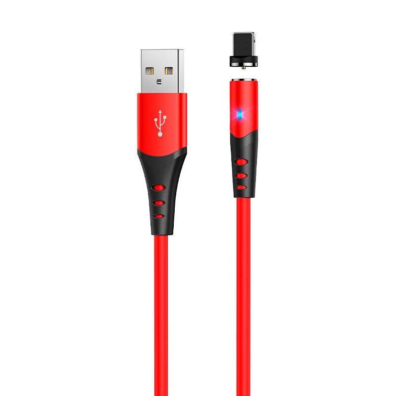 USB кабель HOCO X60 USB - Lightning 2.4A 1 метр, червоний