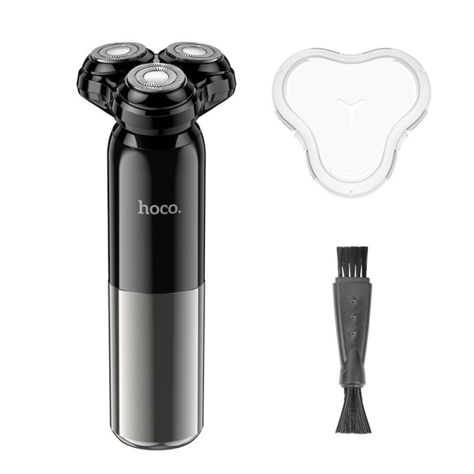Електробритва з трьома лезами HOCO HP35 індукційне зарядження, ЧОРНИЙ Електробритва з трьома лезами HOCO HP35 індукційне зарядження, ЧОРНИЙ