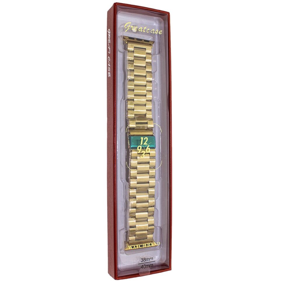 Ремінець металевий для годинника APPLE WATCH 38MM / 40MM / 41MM 3-Bead Metal №21 Ремінець металевий для годинника APPLE WATCH 38MM / 40MM / 41MM 3-Bead Metal №21