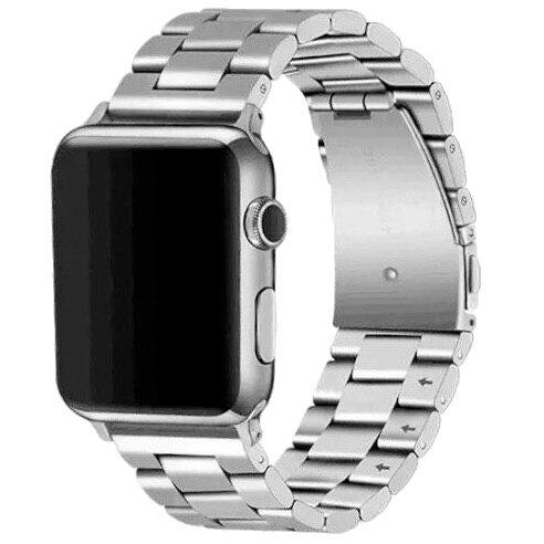 Ремінець металевий для годинника APPLE WATCH 38MM / 40MM / 41MM 3-Bead Metal №21 Ремінець металевий для годинника APPLE WATCH 38MM / 40MM / 41MM 3-Bead Metal №21