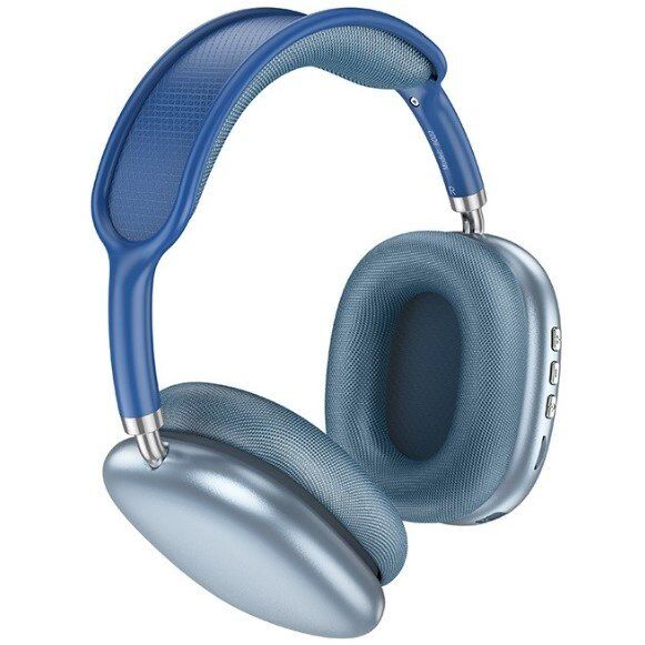 Бездротові повнорозмірні навушники BOROFONE BO22 Elegant, синій