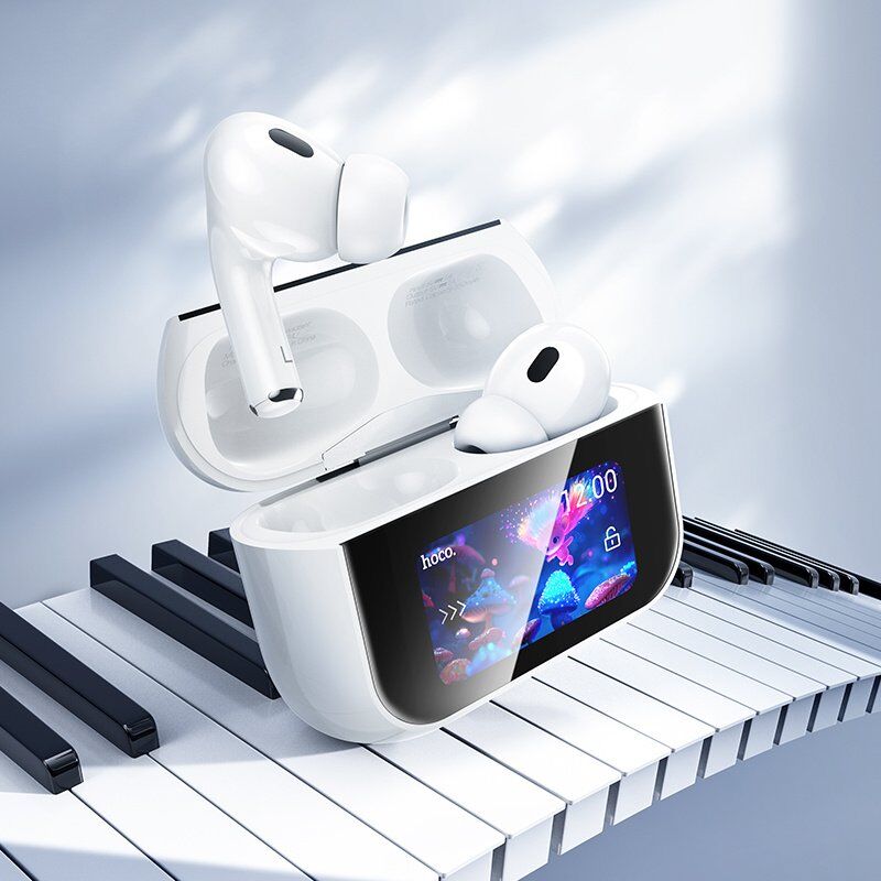 Беспроводные наушники HOCO EW79 Bright true wireless ANC touch screen, белый Беспроводные наушники HOCO EW79 Bright true wireless ANC touch screen, белый