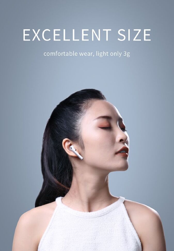 Бездротова гарнітура JOYROOM JR-T03 TWS Wireless Bluetooth headset