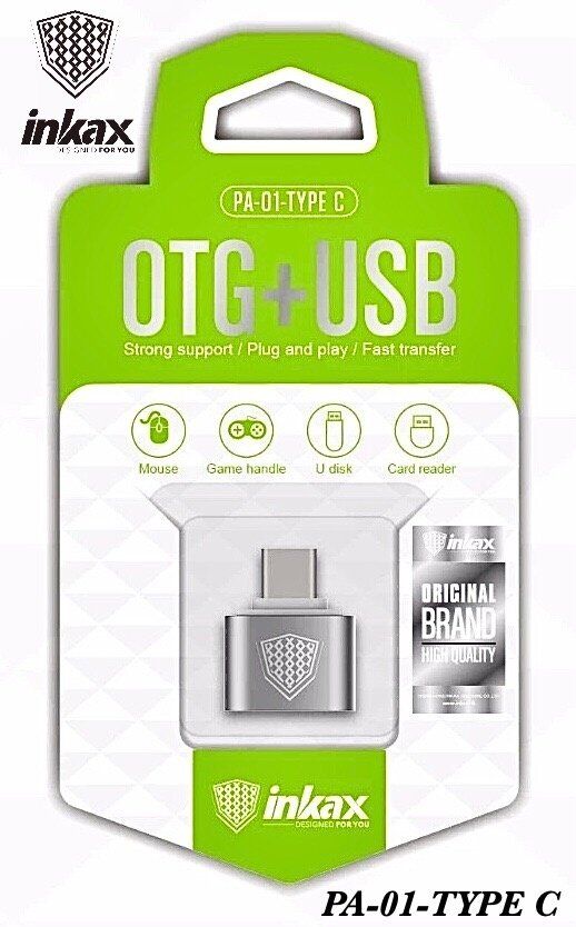 Перехідник OTG INKAX PA-01 USB - Type-C Перехідник OTG INKAX PA-01 USB - Type-C