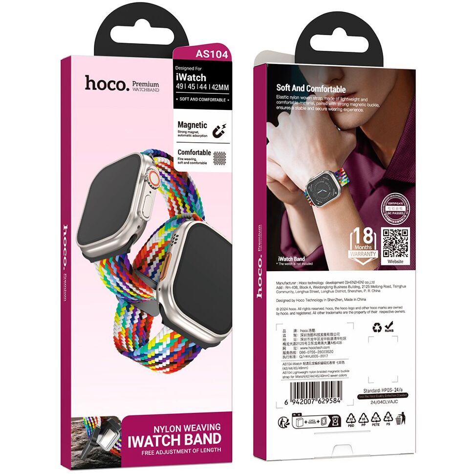 Ремінець Hoco AS104 для Apple Watch 42мм | 44мм | 45мм | 49мм