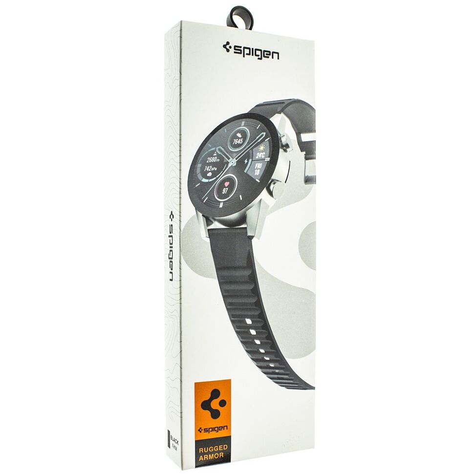 Ремінець силіконовий SPIGEN SP-09 WATCH 22мм ЧОРНИЙ Ремінець силіконовий SPIGEN SP-09 WATCH 22мм ЧОРНИЙ