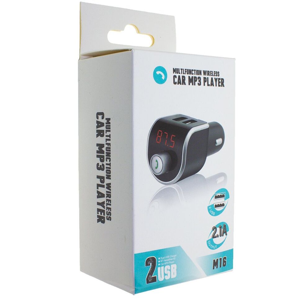 FM Модулятор M1 Bluetooth / гучномовець ЧОРНО-РОЖОВИЙ FM Модулятор M1 Bluetooth / гучномовець ЧОРНО-РОЖОВИЙ