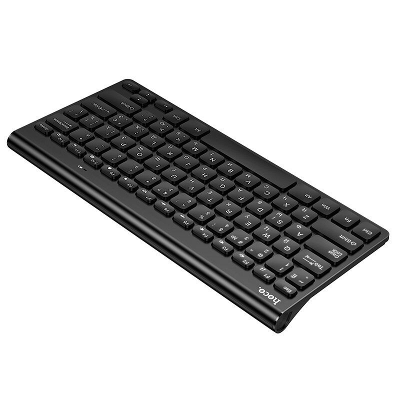 Клавіатура HOCO GM70 бездротова 2.4G з USB-ресивером для ПК та ноутбука, чорна