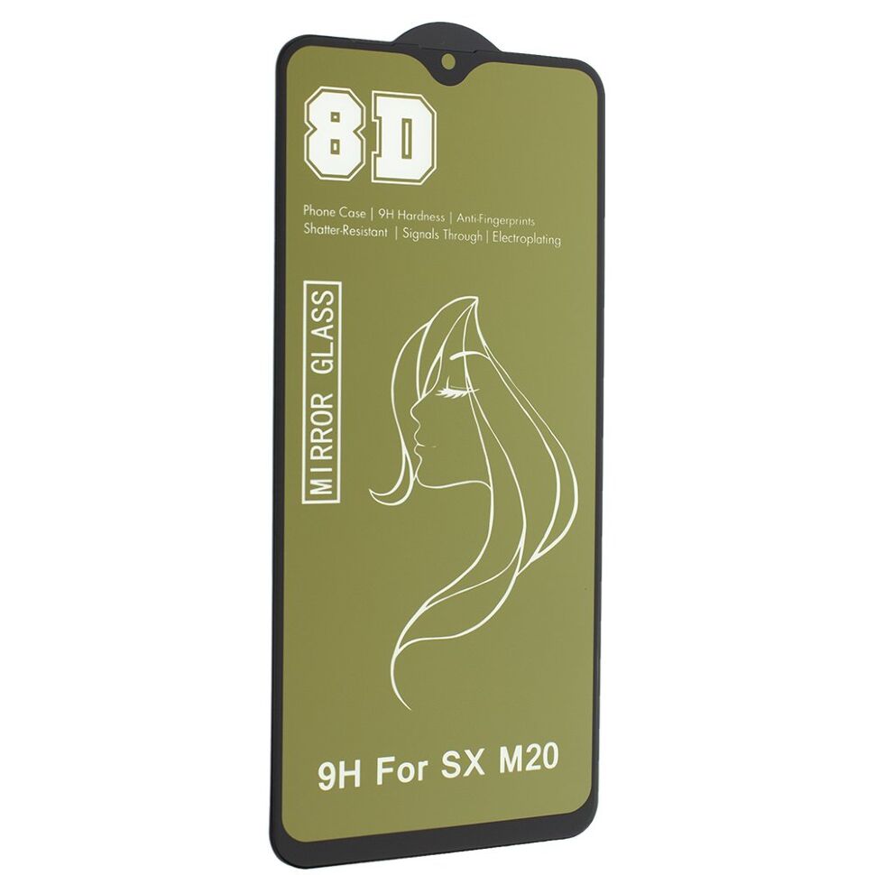 Захисне скло 8D MIRROR SAMSUNG M205F Galaxy M20 2019 Захисне скло 8D MIRROR SAMSUNG M205F Galaxy M20 2019