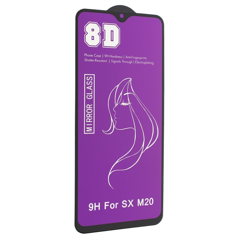 Захисне скло 8D MIRROR SAMSUNG M205F Galaxy M20 2019 Захисне скло 8D MIRROR SAMSUNG M205F Galaxy M20 2019