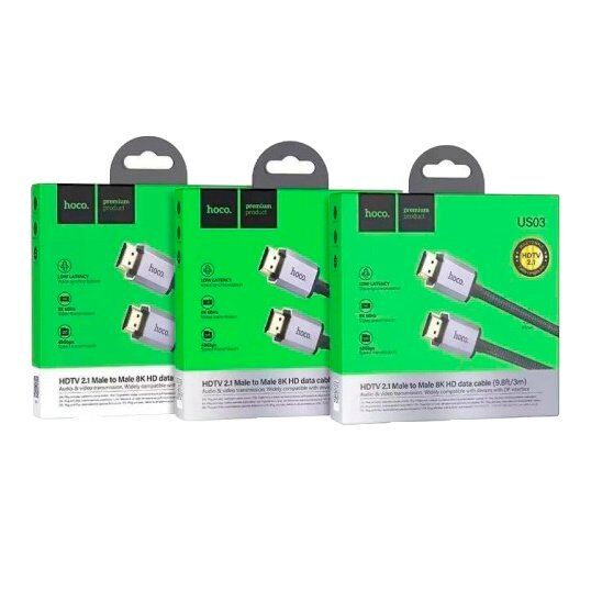 Кабель HOCO US03 4K HD HDMI 3 метри