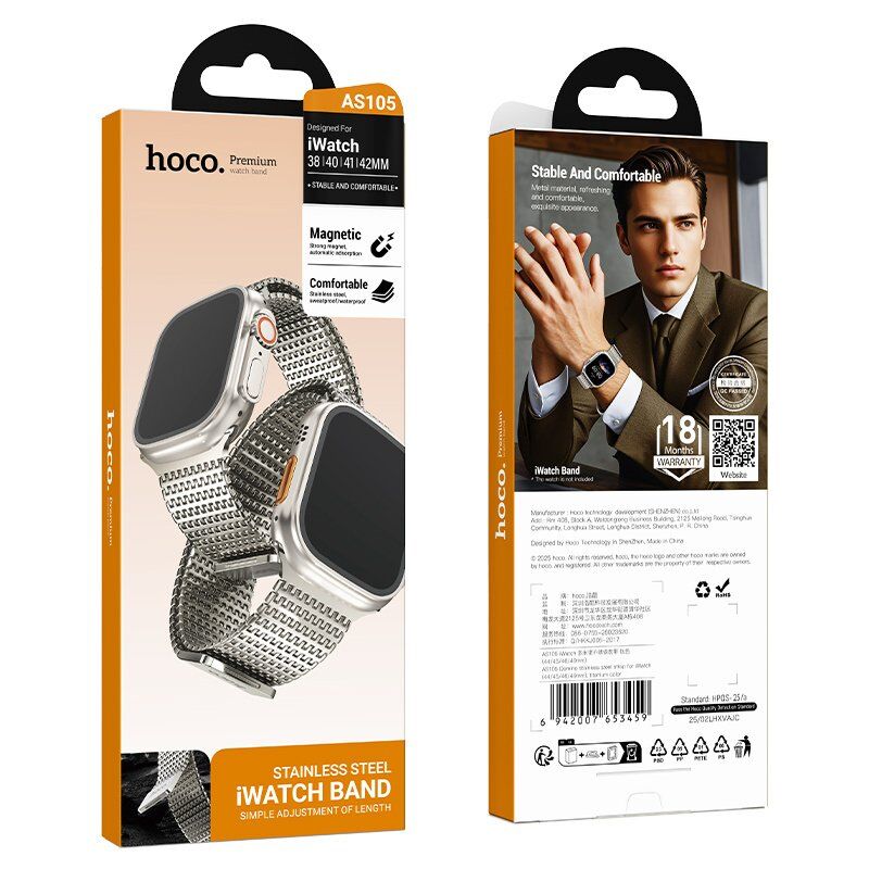 Ремінець Hoco AS105 для Apple Watch 38мм | 40мм | 41мм