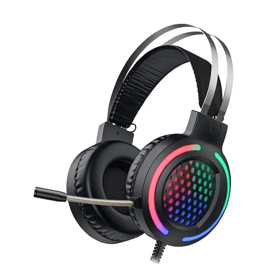 Проводная компьютерная гарнитура HOCO ESD03, чёрный