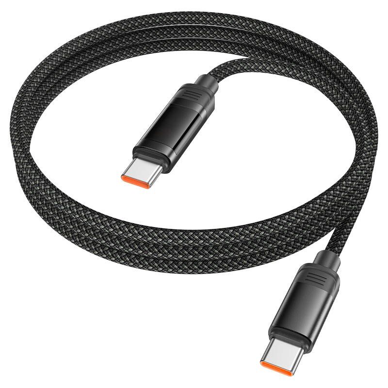 USB-C кабель HOCO U126 100W Type-C - Type-C ЧОРНИЙ USB-C кабель HOCO U126 100W Type-C - Type-C ЧОРНИЙ