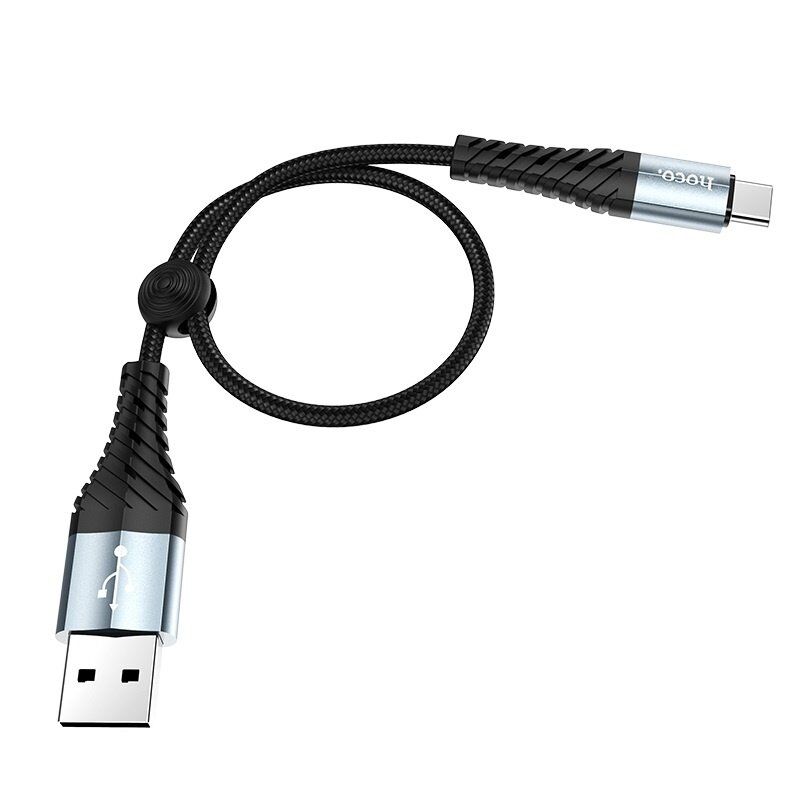 USB кабель HOCO X38 USB - Type-C 0.25 м, ЧОРНИЙ