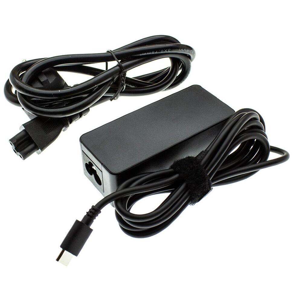 Блок живлення для ноутбука Lenovo 45W Type-C 5V - 20.5V 2A - 3A (USB-C) Блок живлення для ноутбука Lenovo 45W Type-C 5V - 20.5V 2A - 3A (USB-C)