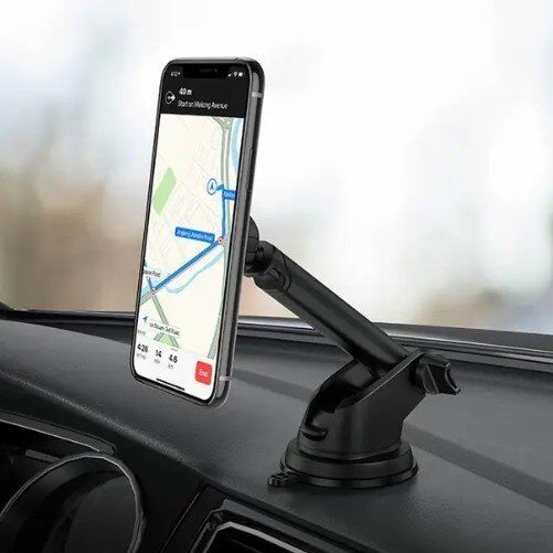 Автомобільний тримач HOCO CA67 магнітний, чорний Автомобільний тримач HOCO CA67 магнітний, чорний