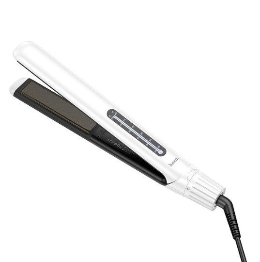 Випрямляч для волосся 2-в-1 HOCO HP41 випрямлення та завивка, БІЛИЙ Випрямляч для волосся 2-в-1 HOCO HP41 випрямлення та завивка, БІЛИЙ