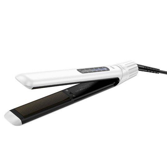 Випрямляч для волосся 2-в-1 HOCO HP41 випрямлення та завивка, БІЛИЙ Випрямляч для волосся 2-в-1 HOCO HP41 випрямлення та завивка, БІЛИЙ