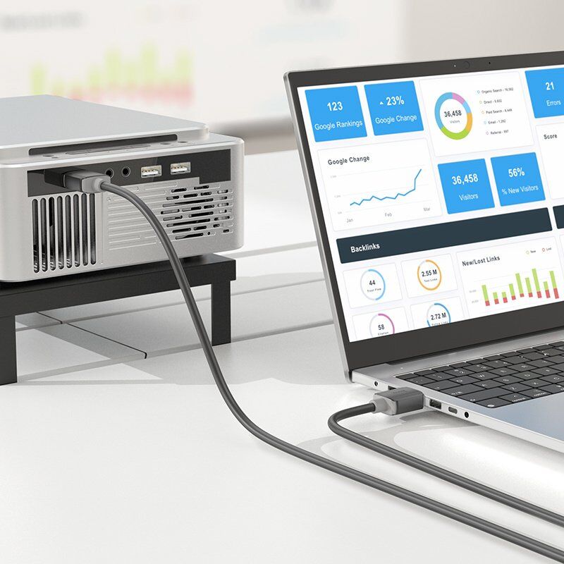 Кабель HOCO US08 4K HDMI - HDMI, 2 метри Кабель HOCO US08 4K HDMI - HDMI, 2 метри