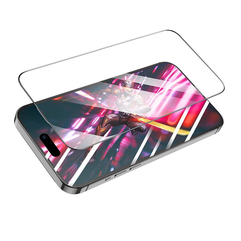 Скло для телефону HOCO A34 9D large arc APPLE iPhone 16 PRO 6.3"